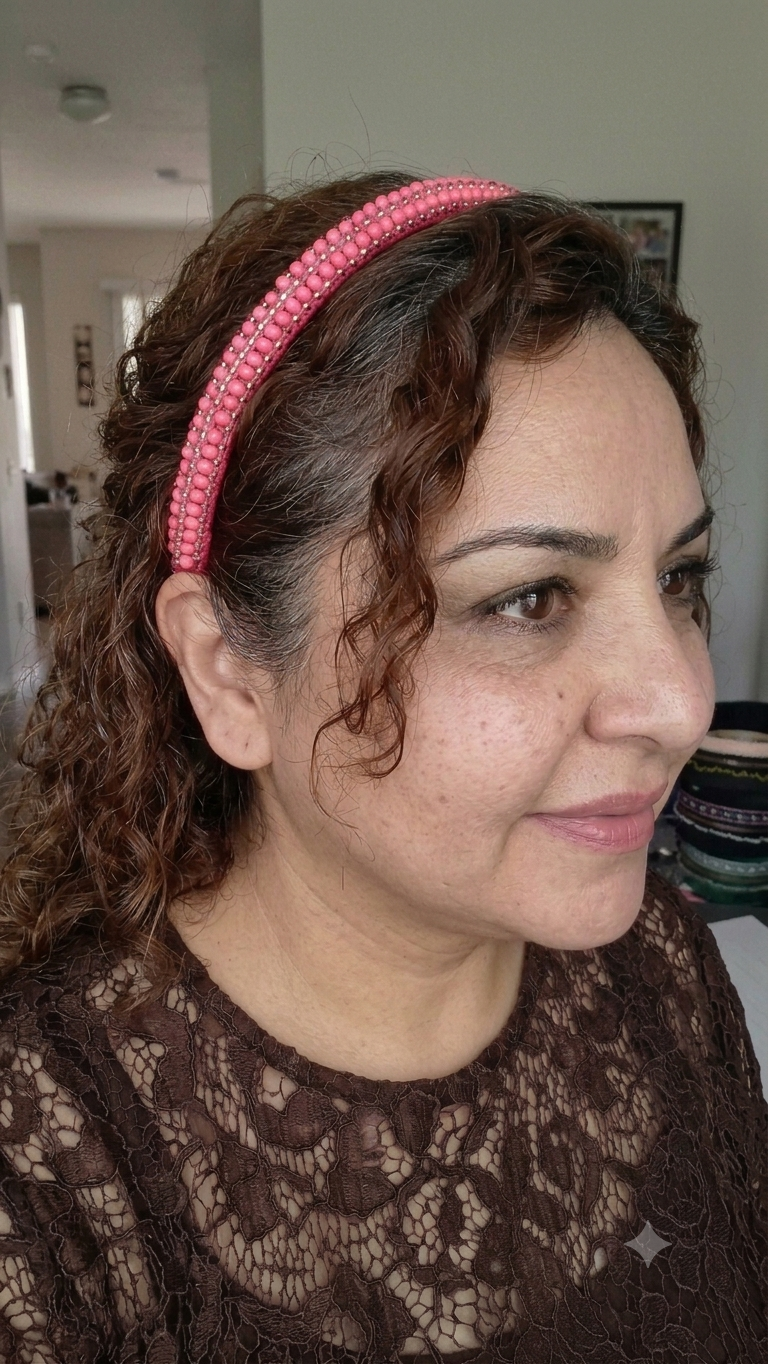 Handcrafted Beaded Headband  (Diademas)