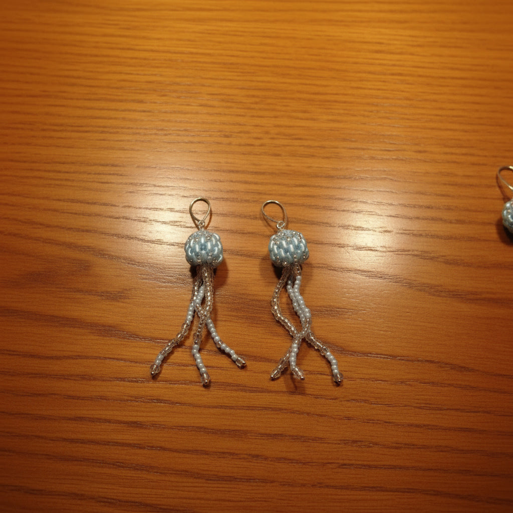 Jellyfish Earrings — One of a Kind