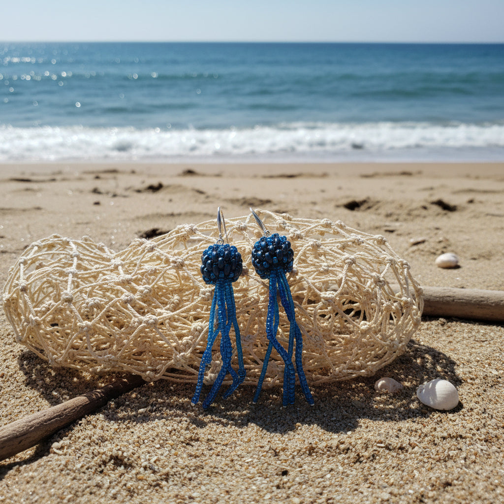 Jellyfish Earrings — One of a Kind