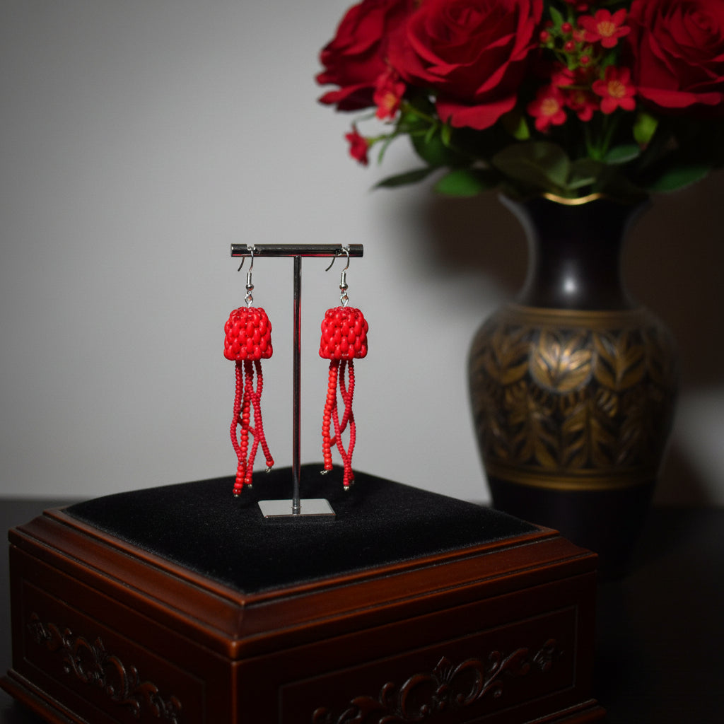 Jellyfish Earrings — One of a Kind